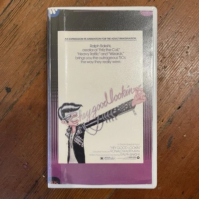 Hey Good Lookin' Ralph Bakshi VHS (1982) Ex-Video Store Warner Bros RARE OOP - Image 1 of 4