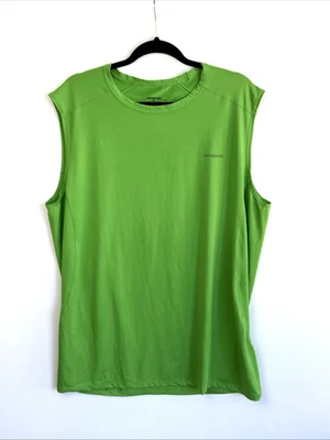 Camiseta sin mangas verde PATAGONIA para hombre talla XL grande Foto 1 de 4