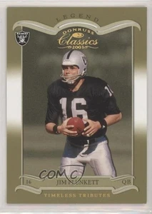 2003 Donruss Classics Legend Timeless Tributes /150 Jim Plunkett #127 - Foto 1 di 4