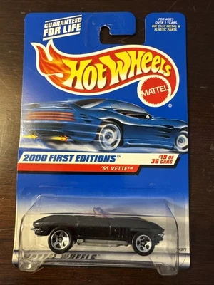 Hot Wheels 1963 Chevy Corvette Vette 1:64 Diecast 2000 First Editions 1st Year - Image 1 of 4
