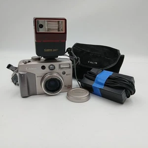 CANON PowershotT G2 digital camera w 244T Speedlite - Untested - Picture 1 of 13