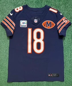 Authentic Caleb Williams Chicago Bears Blue Nike Vapor Fuse Elite Jersey Sz 40/M - Picture 1 of 14