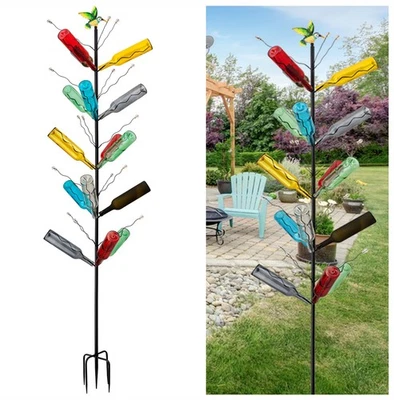 7.2FT Tall Wine Bottle Trees Stand for Garden Decorative, Rustproof Metal Bot... - Image 1 of 4
