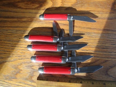 5 New Old Stock 2 Blade Pocket Knifes Colonial Knife USA - Image 1 of 4