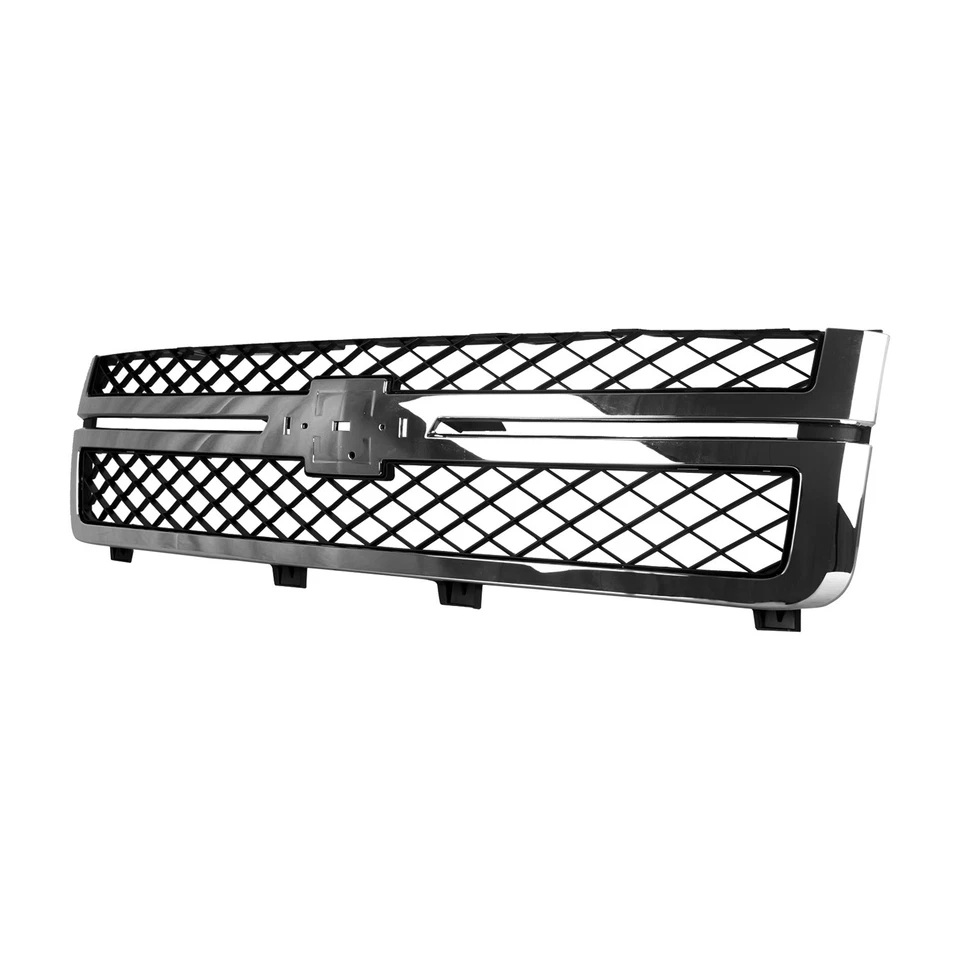 Front Grille Fits 2011-2014 Chevrolet Silverado 25-3500 104-2243 - Image 1 of 1