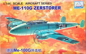 mhm80402/ MiniHobbyModels - Messerschmitt Bf-110G - 1:144 - TOPP BAUSATZ - Picture 1 of 2