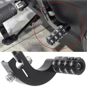 Black Heel Toe Shift Lever Shifter Foot Peg For Harley Davidson Softail 2018-up - Picture 1 of 18