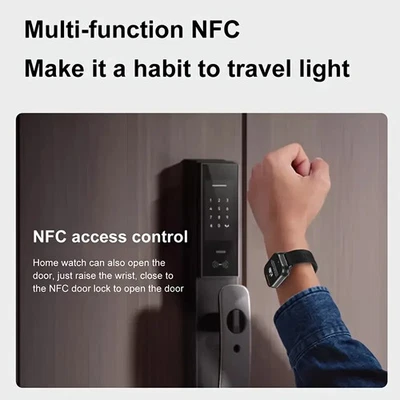 Smart Watch w/ Built-in TWS Headphones, GPS, NFC, 100+ Sports Modes - Image 1 of 4
