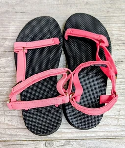 Teva Original Sandalo Slim Universale Donna Taglia 6 Rosa e Nero - Foto 1 di 8