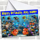 Underwater Clownfish Scene (Nemo) Personalised Birthday Card