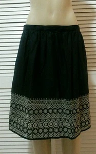 NEW! MICHAEL Michael Kors Embroidered A-Line Mini Skirt Size 12 - Picture 1 of 7