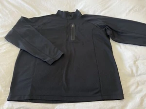Obermeyer | Men SZ XL | Black Quarter Zip Pullover Adults | Lightweight - Picture 1 of 10