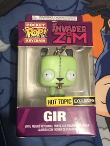 Invader Zim Gir Funko Pop Keychain New Hard To Find!!! (READ DESCRIPTION) - Picture 1 of 5