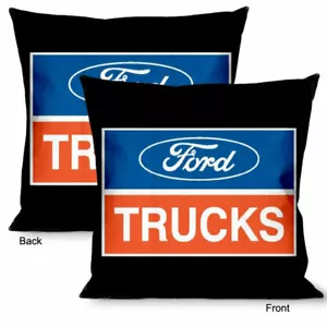 Original Ford Pick Up Truck Logo Trucks Pillow Kissen Dekokissen Sofakissen USA - Picture 1 of 1