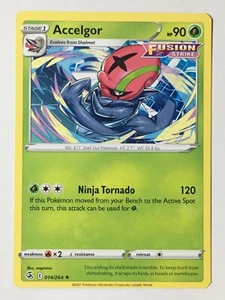 Accelgor 014/264 Non Holo Rare Fusion Strike Pokemon Pack Fresh - Picture 1 of 4