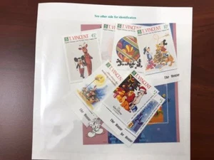 1991 St. Vincent #1568-77 Disney, Mickey Mouse, Goofy, Lady and the Tramp  - Picture 1 of 3