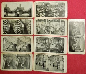 Colección de tarjetas Stereoview antiguas de Sears, Roebuck & Co. (9 tarjetas), c1906 - Imagen 1 de 7