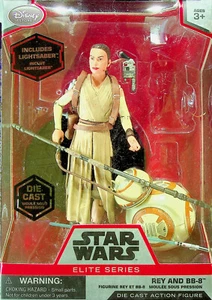 Star Wars Elite Series Disney Store Rey And BB-8 Die Cast Action Figure - Picture 1 of 6