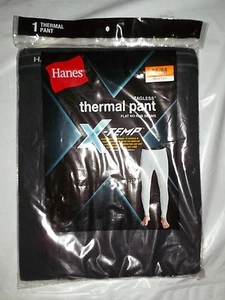 Hanes Pantalone Termico Uomo X-Temp XXL Nero - Foto 1 di 1