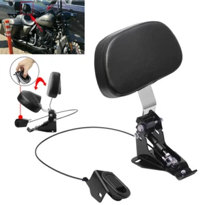 Adjustable Driver Backrest Mounting Kit For Harley Touring Electra Glide 09-UP - Picture 1 of 12