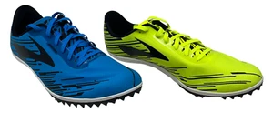 Brooks Mach 18 Blue/Green Men's XC Spikes Size 7 - Picture 1 of 4