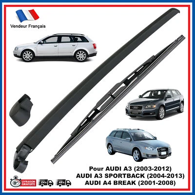 Balais d'Essuie Glace Arriere pour AUDI A3 8P1 8PA A4 B6 B7 BREAK 8E9955205C - Photo 1/4