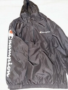 Champion Windbreaker  Jacket - Kids Size Small. Hood-Zip-Front Pockets - Picture 1 of 7