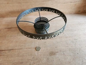 Hurricane Lamp Shade Holder Replacement Part Ring 10-1/4" Diameter Unbranded Vtg - Picture 1 of 24