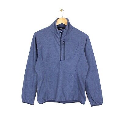 Berghaus 1/4 Zip Fleece Jumper Blue Walking Hiking Sweatshirt Womens Size 12 • 30.02€