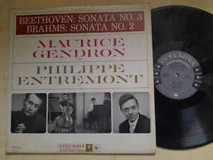 Beethoven Sonata No.3/Brahms Sonata No.2 Maurice Gendron US 6eyed Columbia LP - Picture 1 of 4