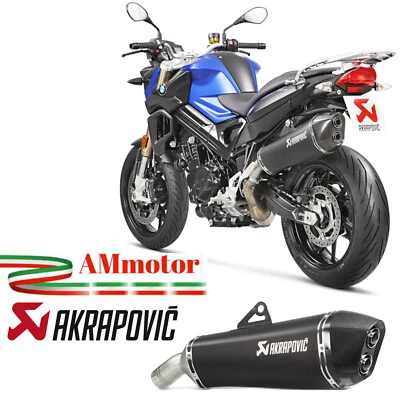 Escape moto Akrapovic BMW F 800 R 2011 sin cordones titanio negro homologado Foto 1 de 4