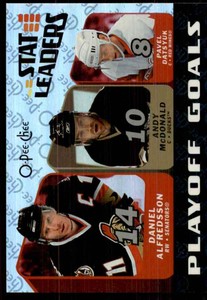 2007-08 O-Pee-Chee Stat Leaders Daniel Alfredsson/Andy McDonald/Pavel Datsyuk