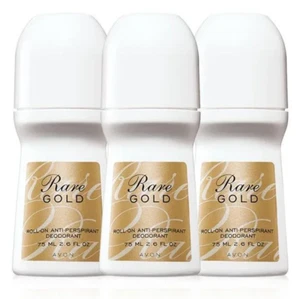 x3 * AVON * Oro raro * Desodorante roll-on * Para mujer * Lote de 3 - Imagen 1 de 3