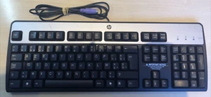HP KB-0316 Clavier Français AZERTY - Noir - PS/2 - Photo 1/4