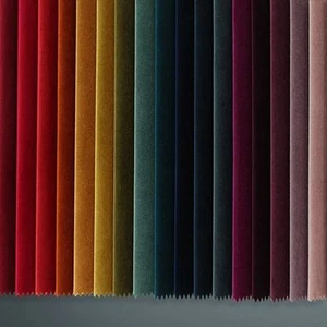 TELA TAPICERÍA COJÍN DE MATERIAL GRUESO LISO DE LUJO TERCIOPELO BRILLANTE DE DISEÑO - Imagen 1 de 72
