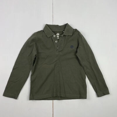 TIMBERLND Polo 6 Años Gris Niños Jóvenes Niños Liso Manga Larga - Imagen 1 de 4