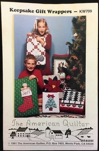 American Quilter KW709 Andenken Geschenkverpackungen 7 Designs Quilt Schnittmuster Vintage - Bild 1 von 2