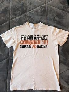 Terrain Racing Conquer Shirt | White | Size Small - Picture 1 of 3