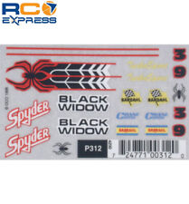 Pinecar Dry Transfer Decals Spyder PIN312