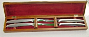 Vintage Set of Four Gerber Miming Steak Knives & Box circa 1951 - Picture 1 of 10