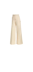 New Adidas Originals Sportswear Studio Lounge Fleece Wide leg Pants Women's sz L - Picture 1 of 20
