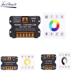 2.4G RF Touch Panel switch controller RGB RGBW CCT Single color Dimmer 86 sty - Picture 1 of 14