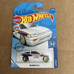 1 2020 Hot Wheels Honda White ‘88 Honda CR-X - Picture 1 of 2