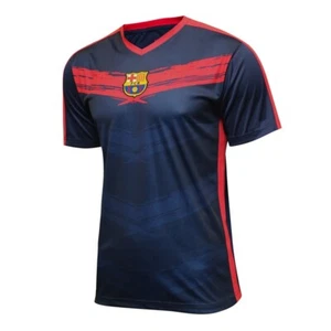 Icon Sports Men FC Barcelona Officially Licensed Soccer Poly Shirt Jersey -12 L - Picture 1 of 2