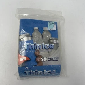 Thin Ice Insulating Drink Savers - 6 Pack - Reusable Compact with Coaster - Picture 1 of 6