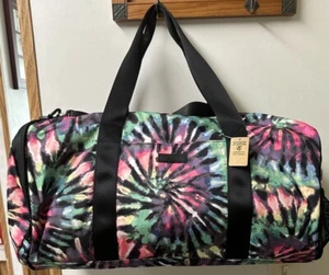 Victorias Secret PINK Duffle Gym Bag Travel Tote Bag Tie Dye New! - Picture 1 of 6