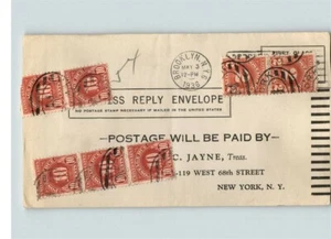 1936 POSTAGE DUE, 5-10ct stamps and pair 2ct, Brooklyn, NY - Picture 1 of 1