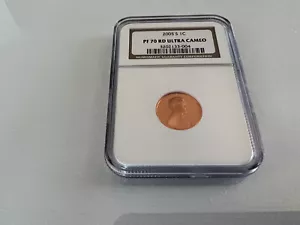 2005-S LINCOLN CENT NGC PF70 ULTRA CAMEO BROWN LABEL "TOP POP NGC VALUE $80" - Picture 1 of 4