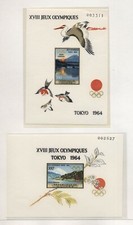 Guinea Repubblica 1964 Olimpiadi di Tokio 2BF integri non dentellati MNH T1601