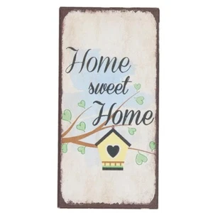 Magnet HOME SWEET HOME 5x10cm Clayre & Eef / Metallschild, Schild - Bild 1 von 1